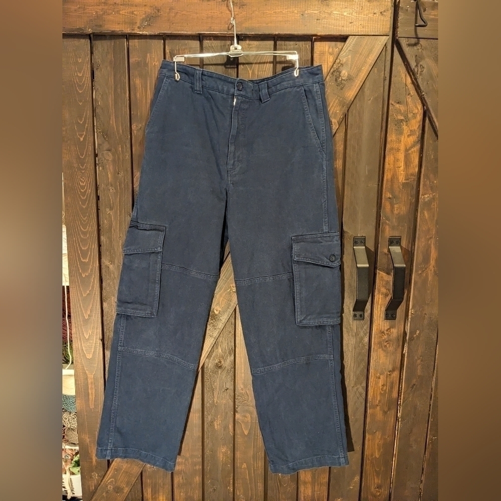 Aritzia TNA Troop Cargo pants, navy,  size 12